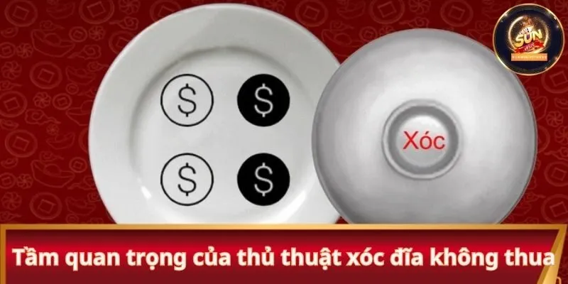 Tầm quan trọng của thủ thuật xóc đĩa không thua